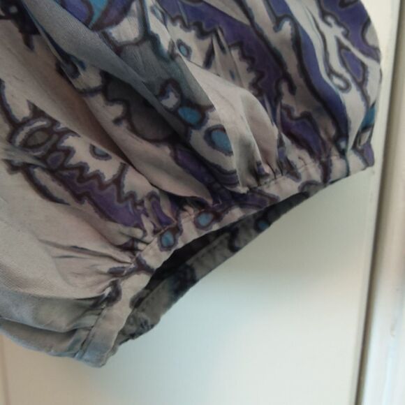 (3/$20) Cato blue floral print 3/4 sleeve dress - Picture 7 of 12